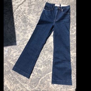 Everlane Modern Flare Denim Jeans Dark Wash 25